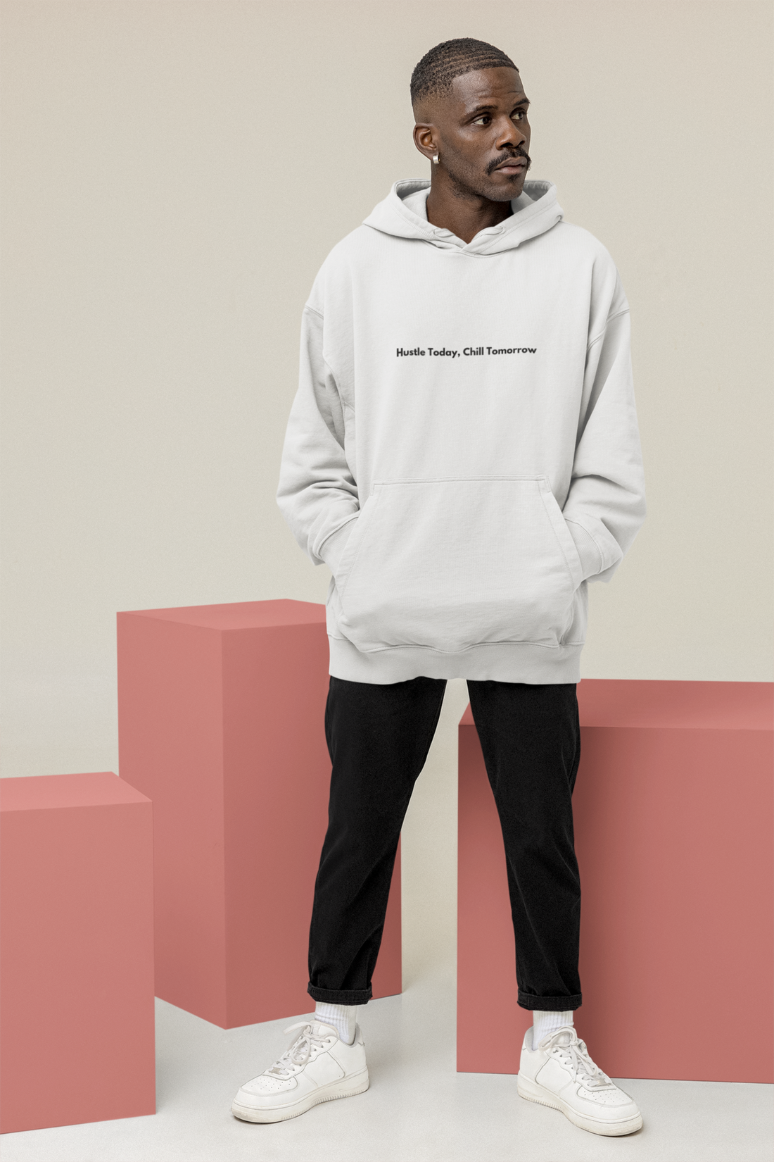 Late Nights Unisex Oversized Hoodie – Dream Big Vibes